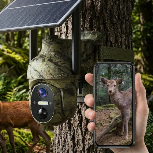 Caméra de chasse solaire 4G - 360° NATURE CAMERA