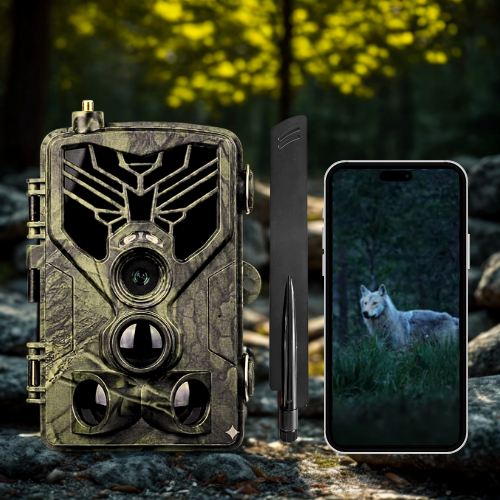 Caméra de chasse connectée 4G / 4K - Vision nocturne