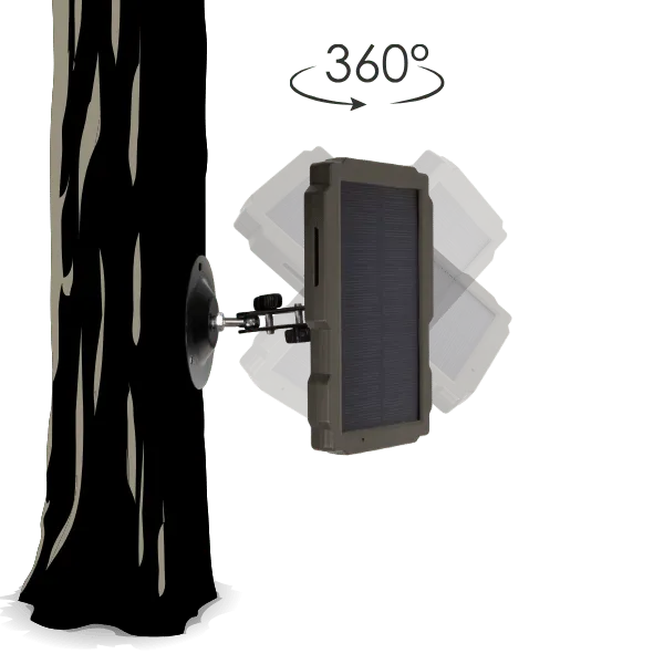 Kit solaire 3000mAh 6V-12V - Caméra de chasse