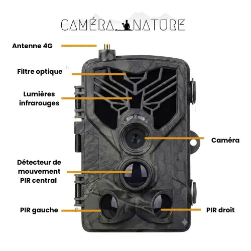 Caméra de chasse 4G connectée NATURE CAMERA