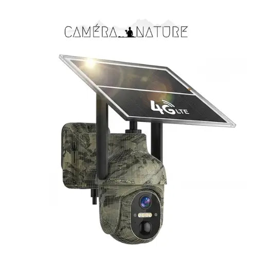 Caméra de chasse solaire 4G - 360° NATURE CAMERA