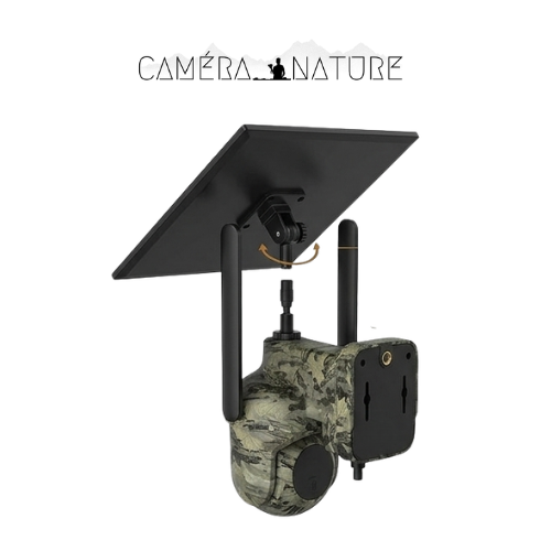 Caméra de chasse 4G connectée solaire 360°