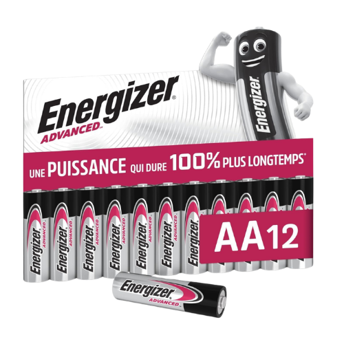 Piles alcalines AA x12 - Energizer